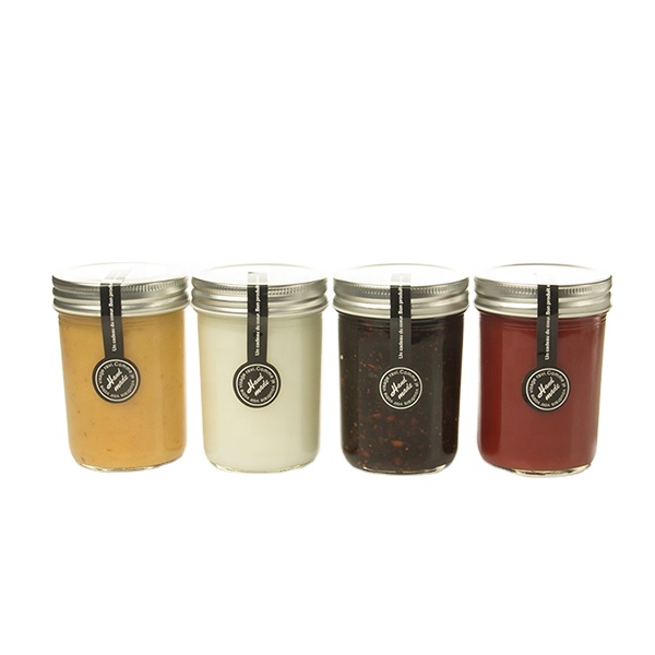 8oz 250ml glass mason jar/wide mouth glass jam jar for baby food /candle/jam