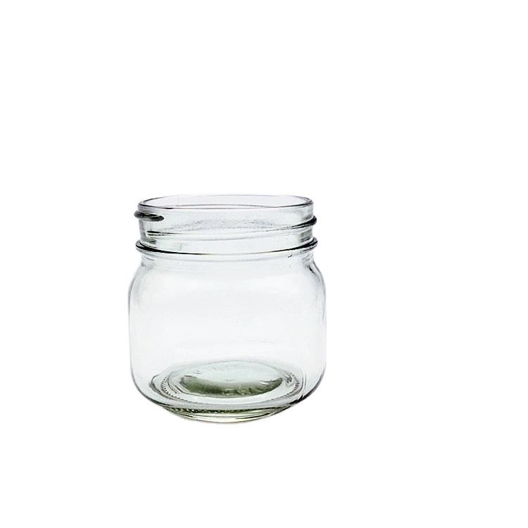 8oz 250ml sealable food preserve glass jar with airtight sliver metal lid