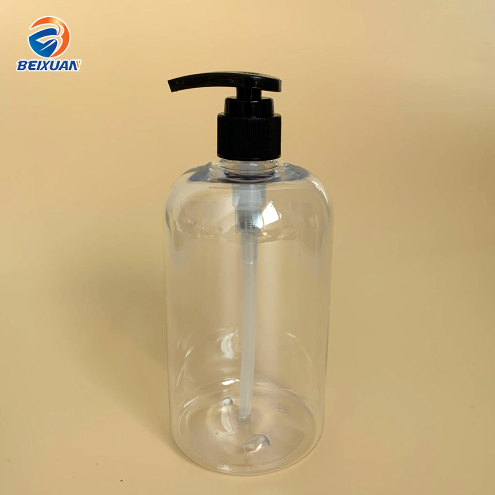 8oz 250ml transparent PET plastic empty bottles for hand sanitizer disinfectant