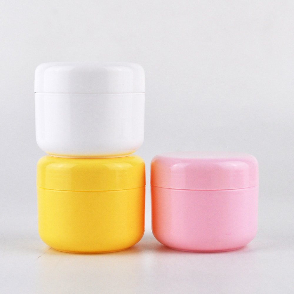 8oz 250ml wholesale empty round PP white cosmetic plastic hair cream jar with lid