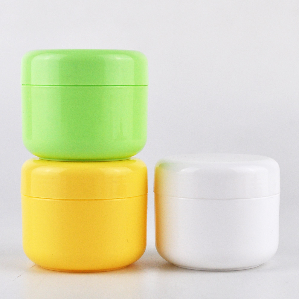 8oz 250ml wholesale empty round PP white cosmetic plastic hair cream jar with lid