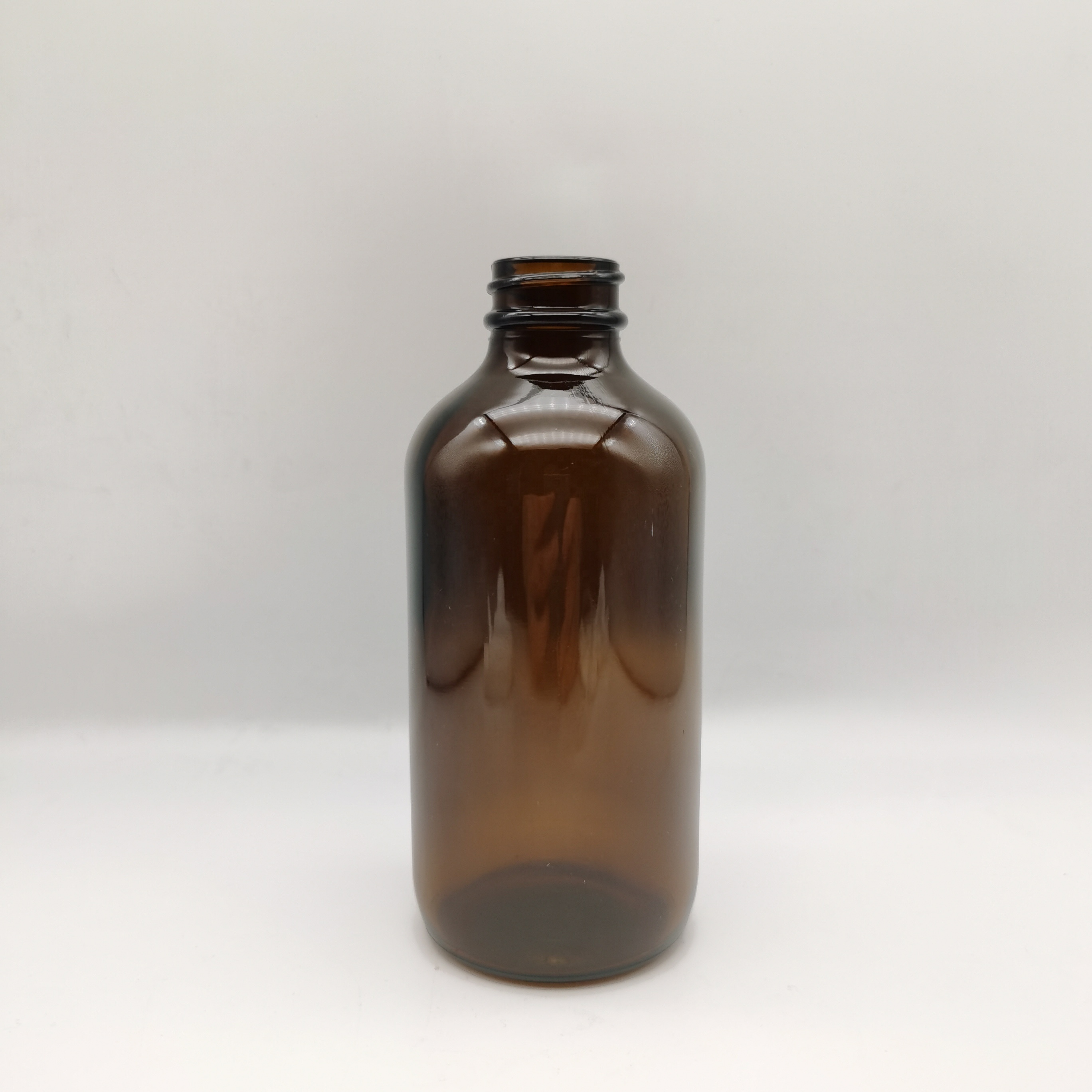 8oz Amber Brown Pharmaceutical Boston Round Trigger Spray Glass Bottles