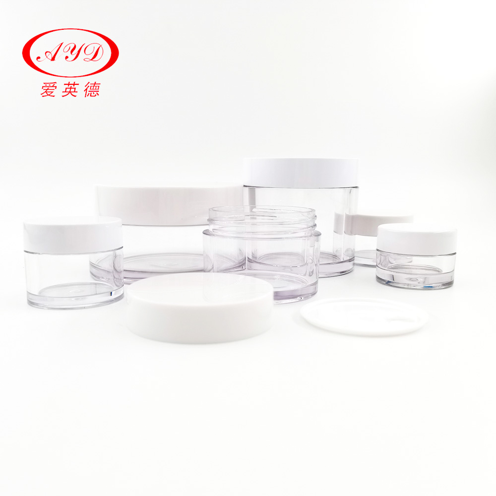8oz Jar White Lid 250g Plastic Cosmetic PETG Cream Jar For Hair Care Body Butter Container Small Sample