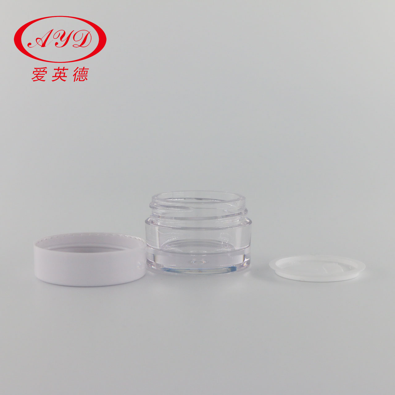 8oz Jar White Lid 250g Plastic Cosmetic PETG Cream Jar For Hair Care Body Butter Container Small Sample