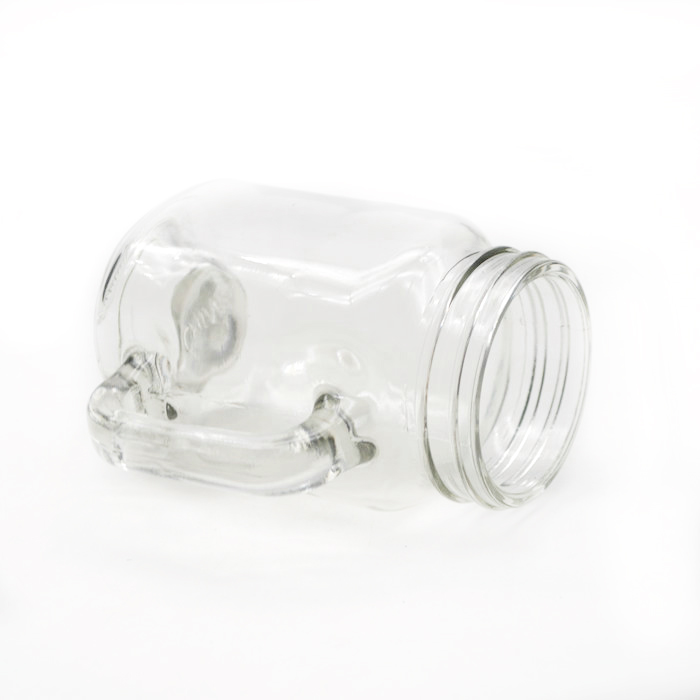 8oz Mason Jars With Handle Lids with Chalkboard Labels and Tin Lids