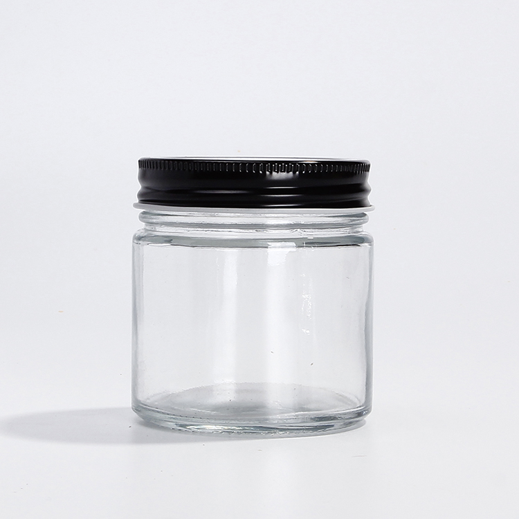 8oz Round Straight Side Glass Jar with Regular Mouth Lid