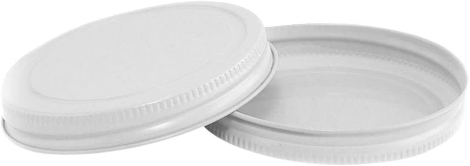 8oz White Tinplate Lids Wide Mouth Straight Sided Glass Jar for Soy Candles