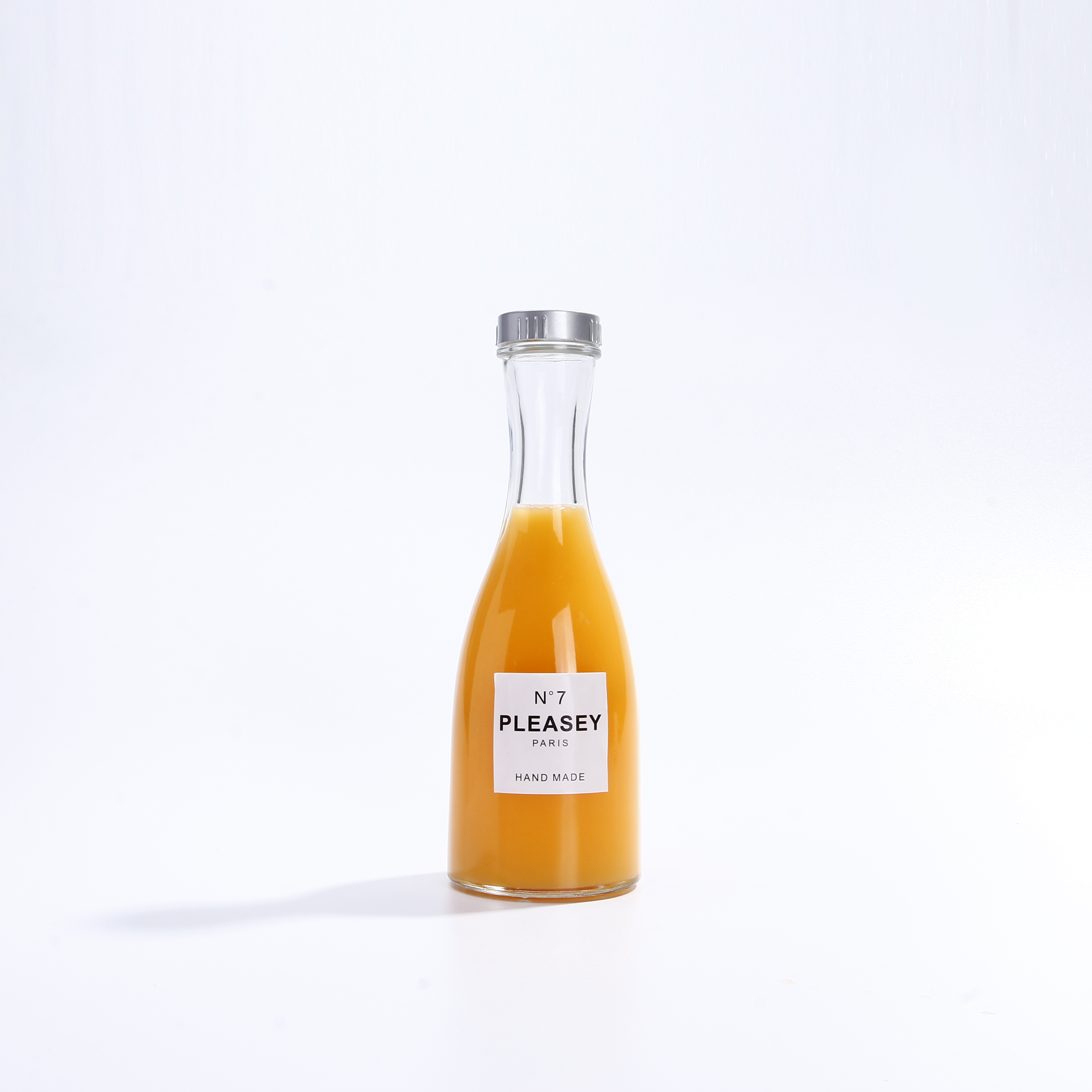 8oz Wholesale Cheap Beverage Juice Milk Empty Glass Clear Bottle with Screw Cap