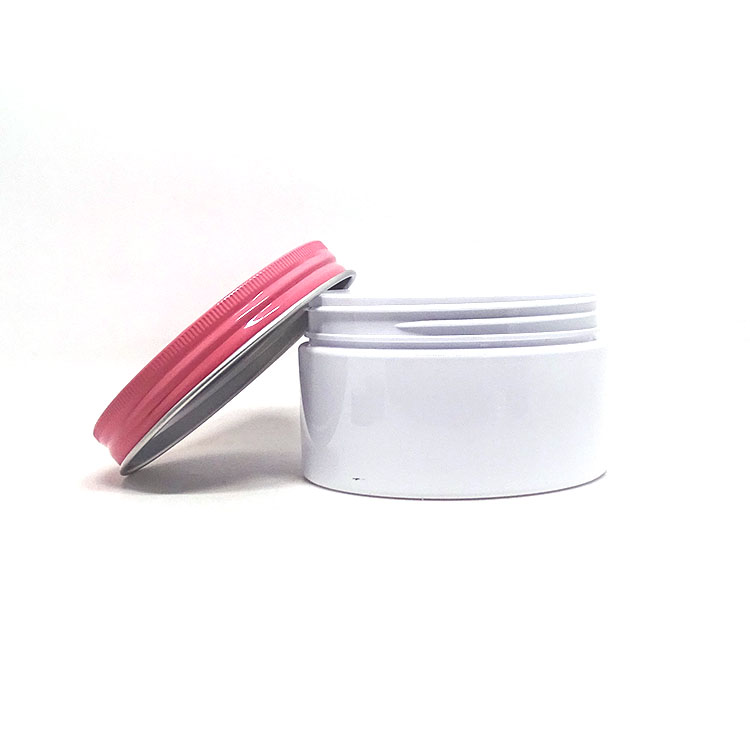 8oz cosmetic cream container pet can body butter white round plastic jars 250ml