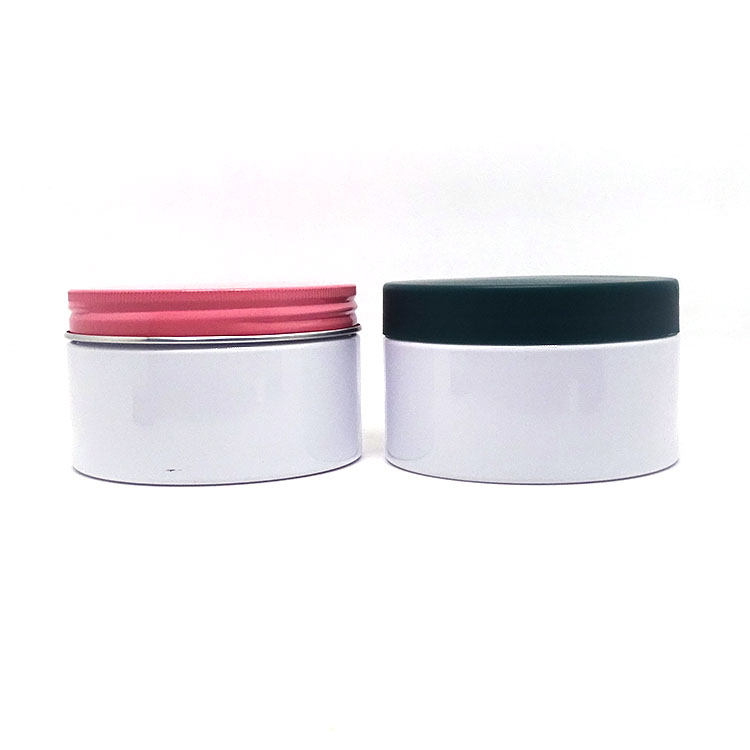 8oz cosmetic cream container pet can body butter white round plastic jars 250ml