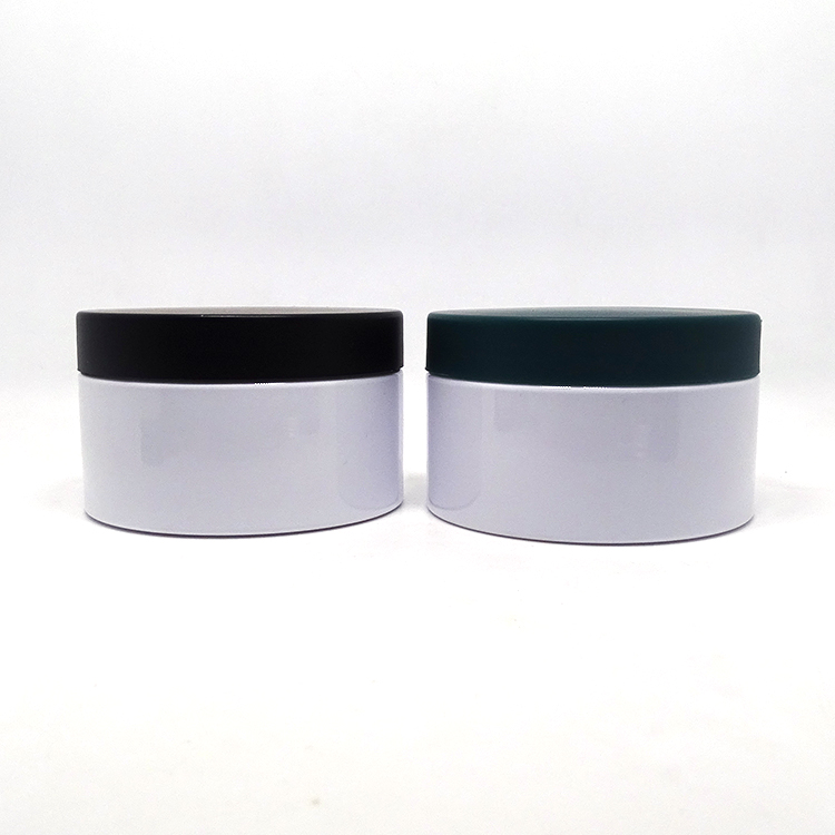 8oz cosmetic cream container pet can body butter white round plastic jars 250ml