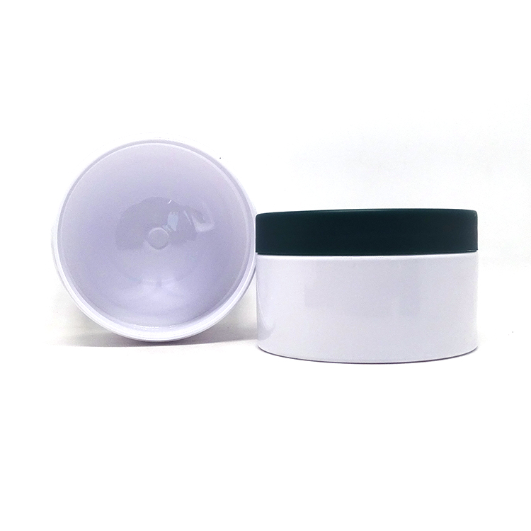 8oz cosmetic cream container pet can body butter white round plastic jars 250ml