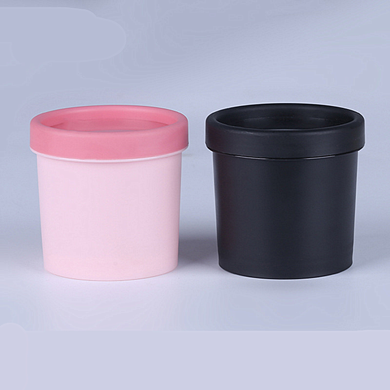 8oz frosted cosmetic jars cosmetic double compartment jars jar cosmetics packing empty