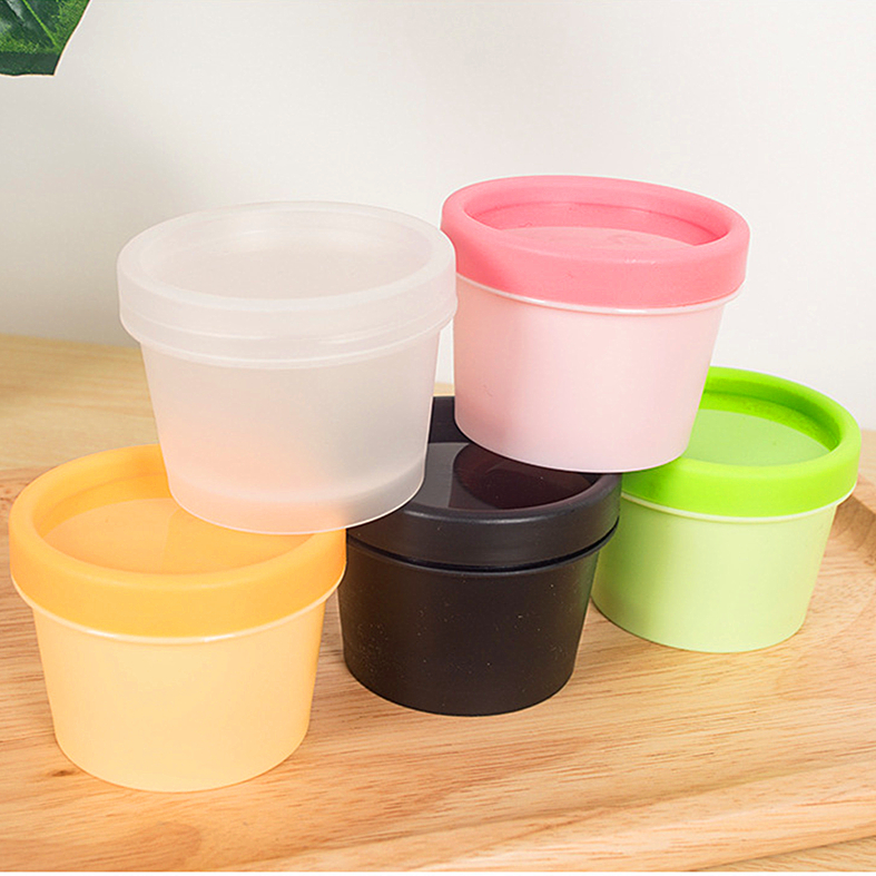 8oz frosted cosmetic jars cosmetic double compartment jars jar cosmetics packing empty