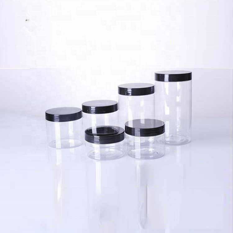 8oz plastic pet cosmetic jars for face cream food plastic jar