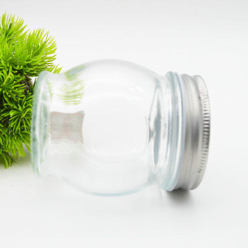 9.3oz 280ml Empty Clear GlassJar Food Storage Glass Jar with Lids for Canning