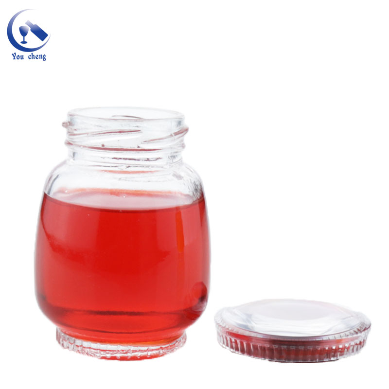 90ml 130ml 180ml Cylinder Glass Jar Honey Jars Glass Unique Honey Jar Glass