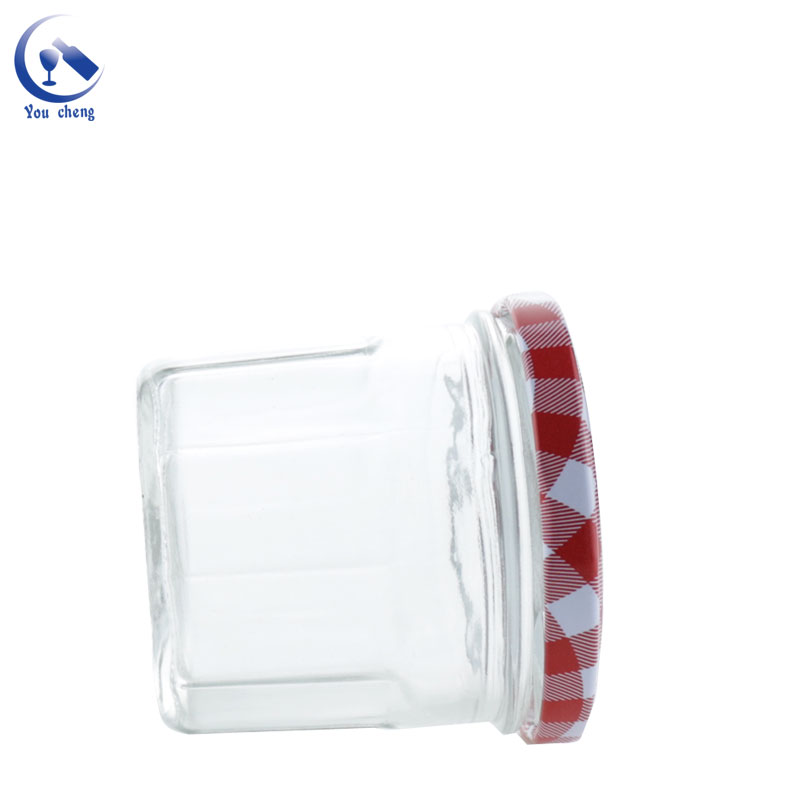 90ml 130ml 500ml Glass Jar For Jam Candy Jars With Glass Lid Honey Jar Glass