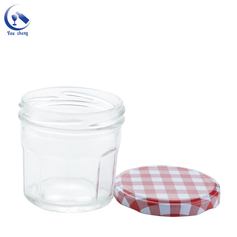 90ml 130ml 500ml Glass Jar For Jam Candy Jars With Glass Lid Honey Jar Glass