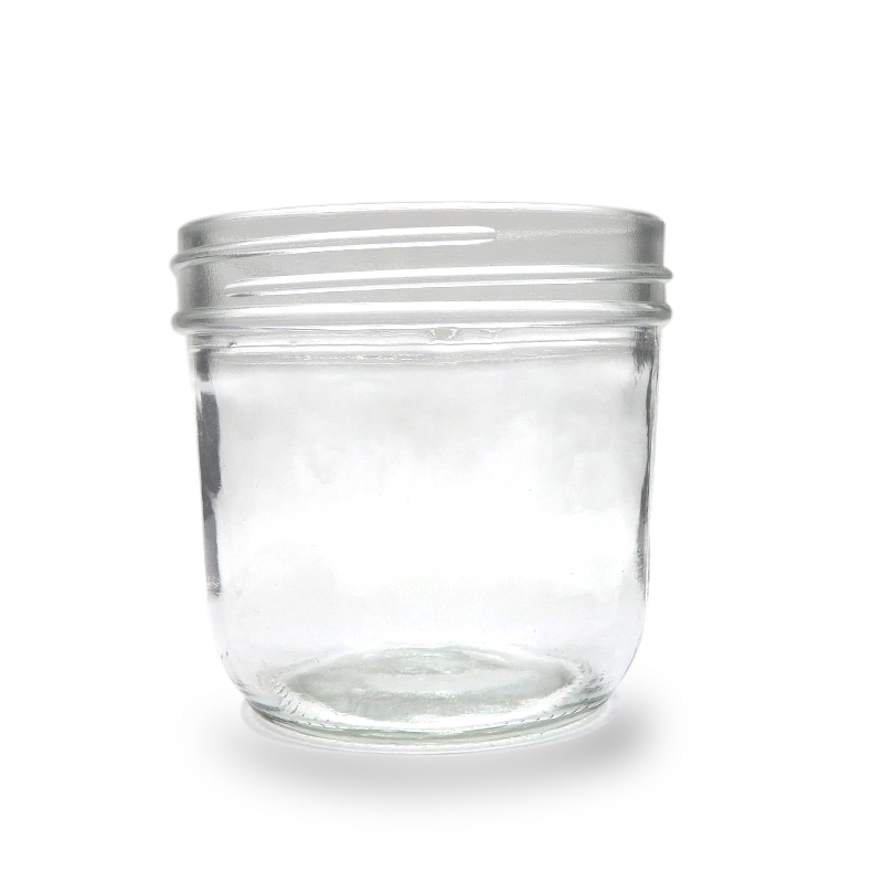 90ml 200ml 300ml 3oz 7oz 10oz glass mason jar with metal lid
