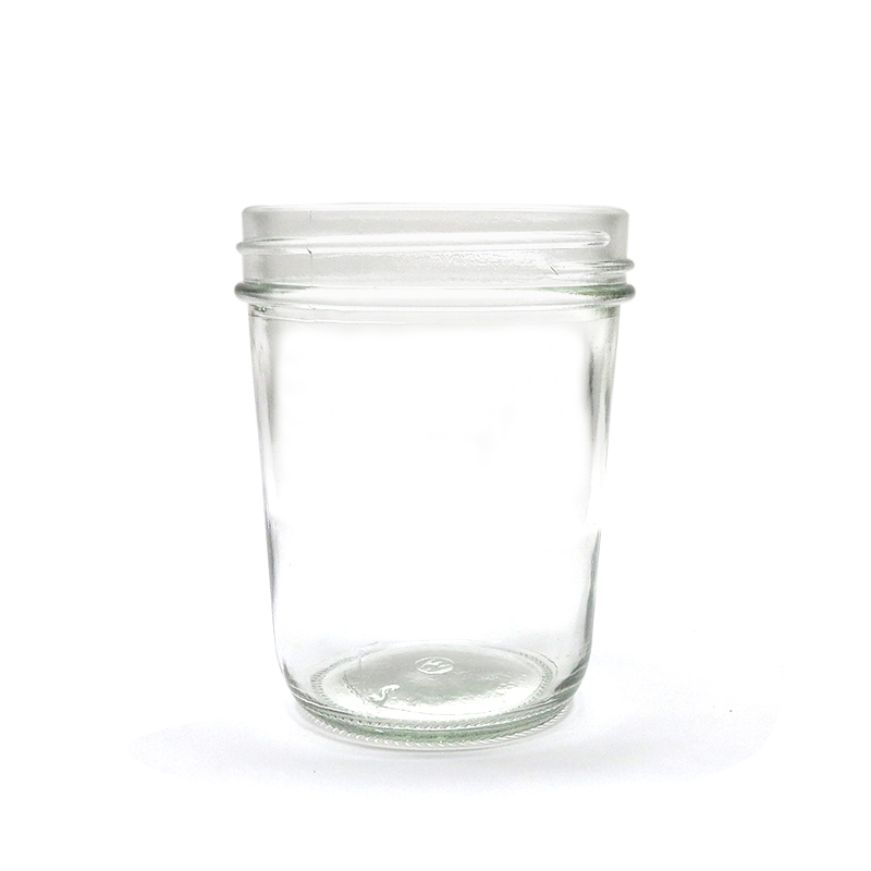 90ml 200ml 300ml 3oz 7oz 10oz glass mason jar with metal lid