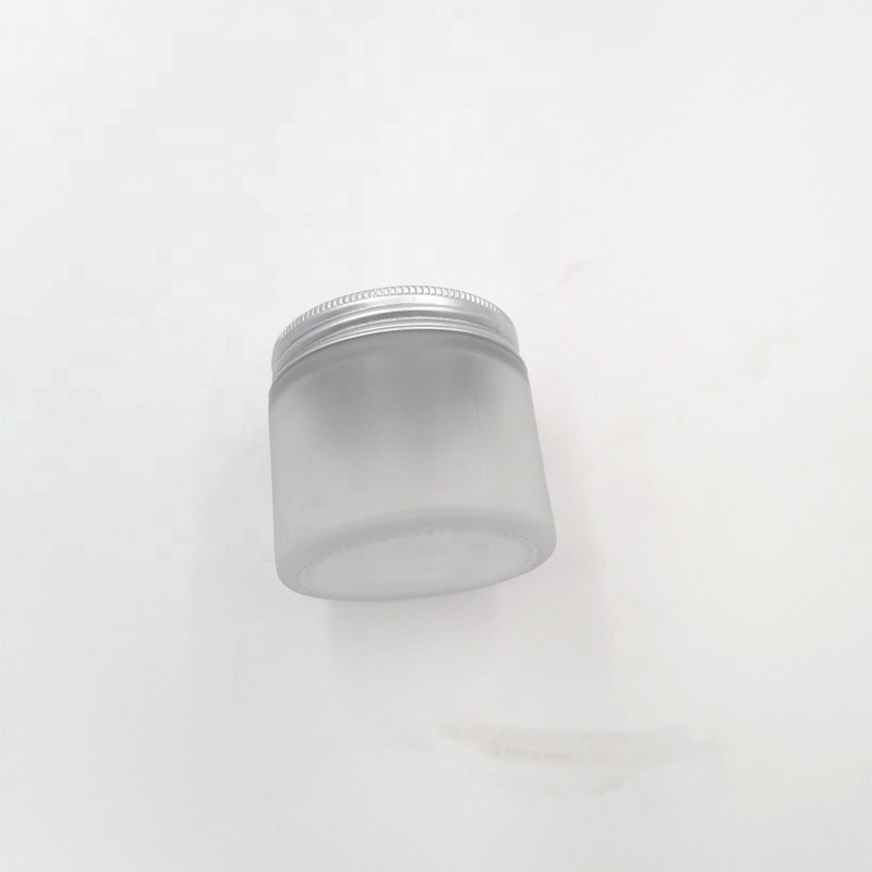 90ml mist matte skin cream bottle 60ml frost round glass jar weeds herbs black white smooth plastic screw silver aluminum lid