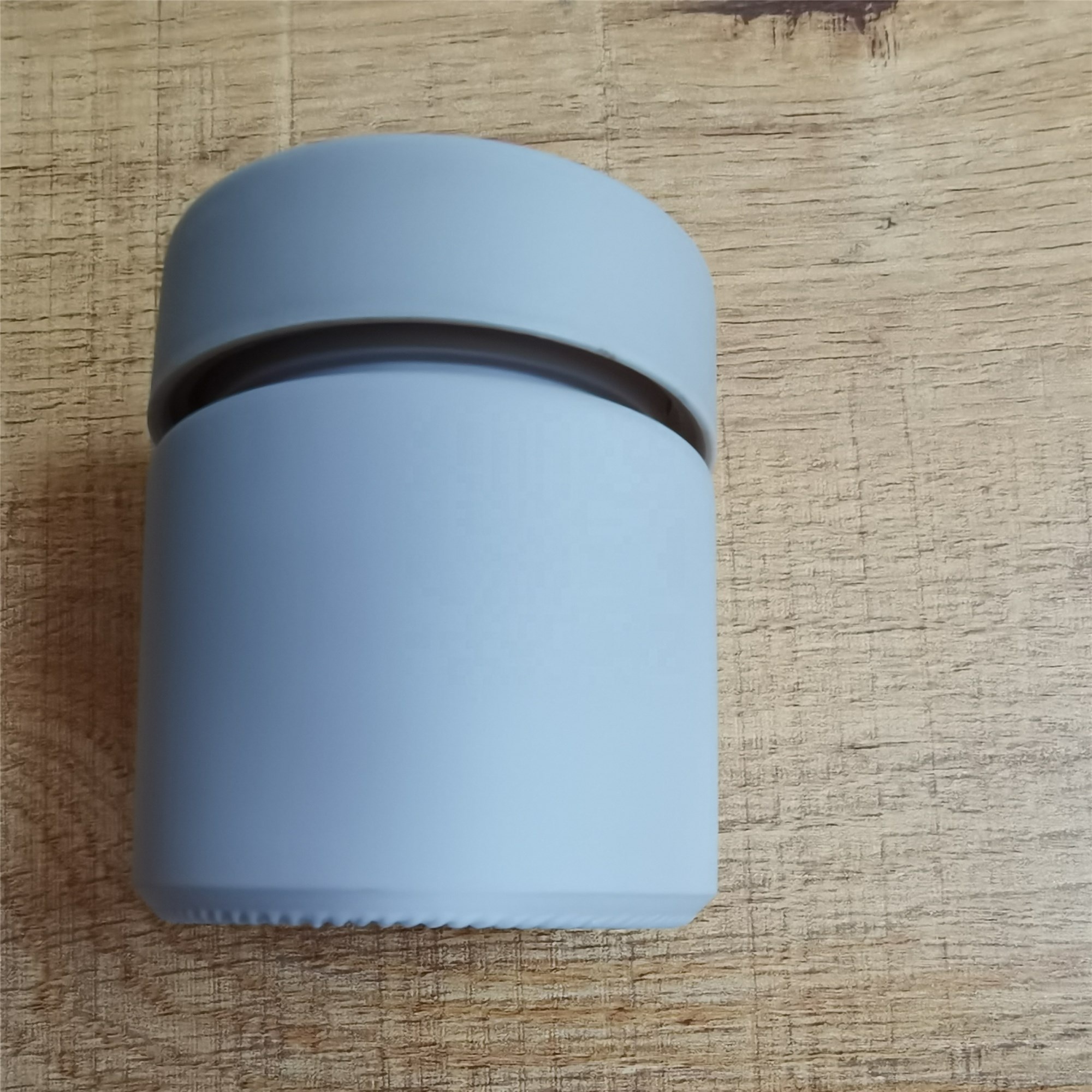 90mll Grey Coated Child Resistant Glass Jars For Weed Flowers With Custom Printing