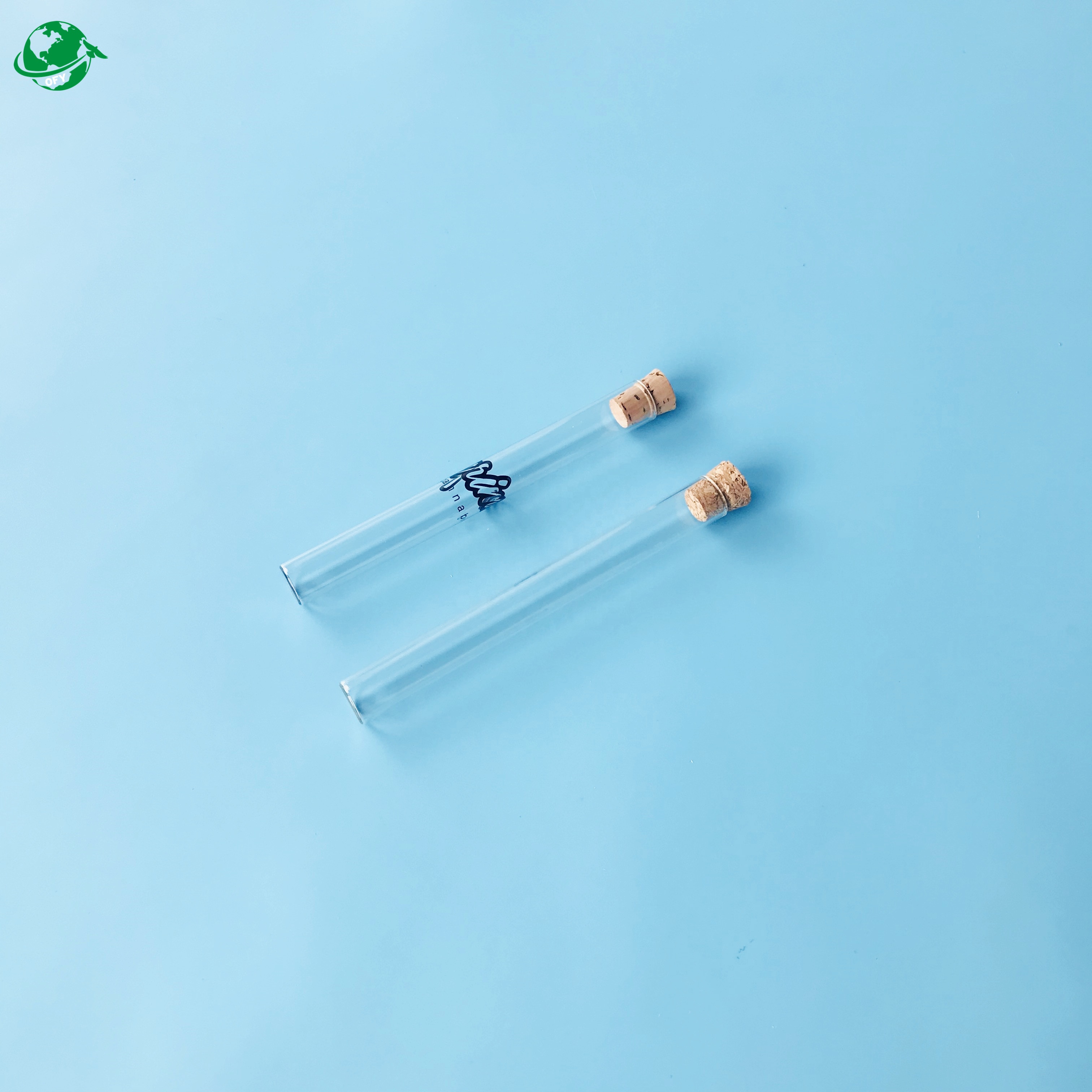 90mm 110mm 120mm Glass Blunt Tube with Logo for Pre Roll Packaging