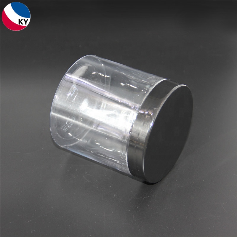 90mm Width Jar Packaging Body Butter Containers Jar with Lid Clear Plastic Skin Care Cream Pet