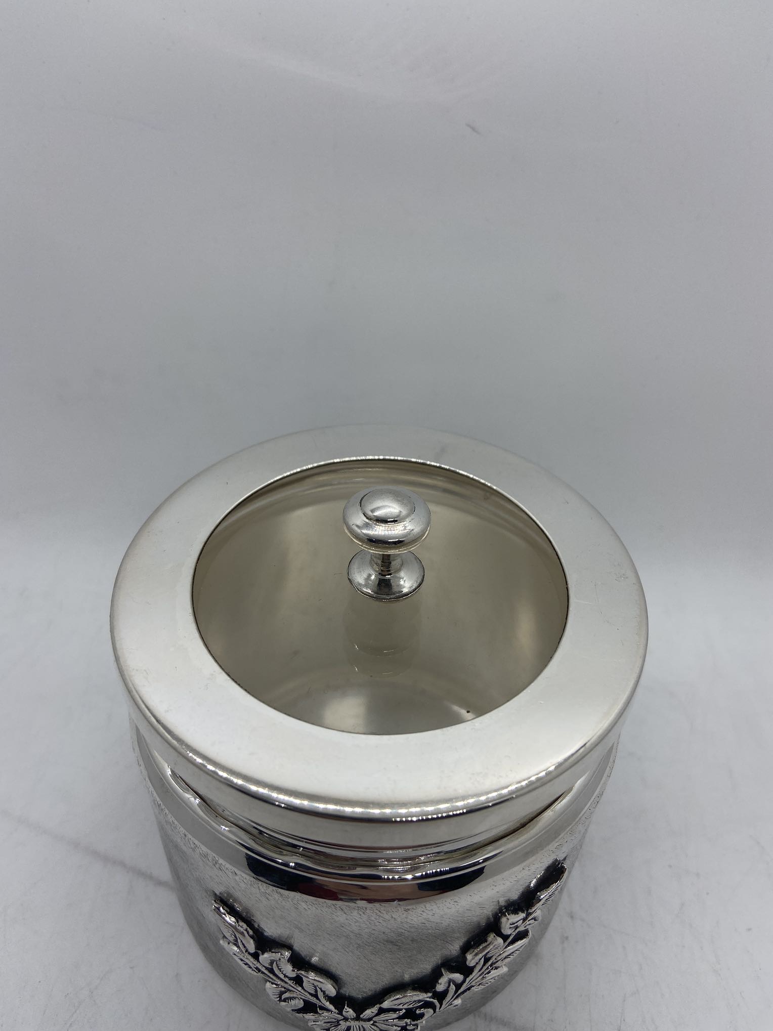 925 SIlver Storage Jars Hand Engraved Kids Cookie Jar Food Jar used for Tabletops Home decoration and Kitchen storage jars