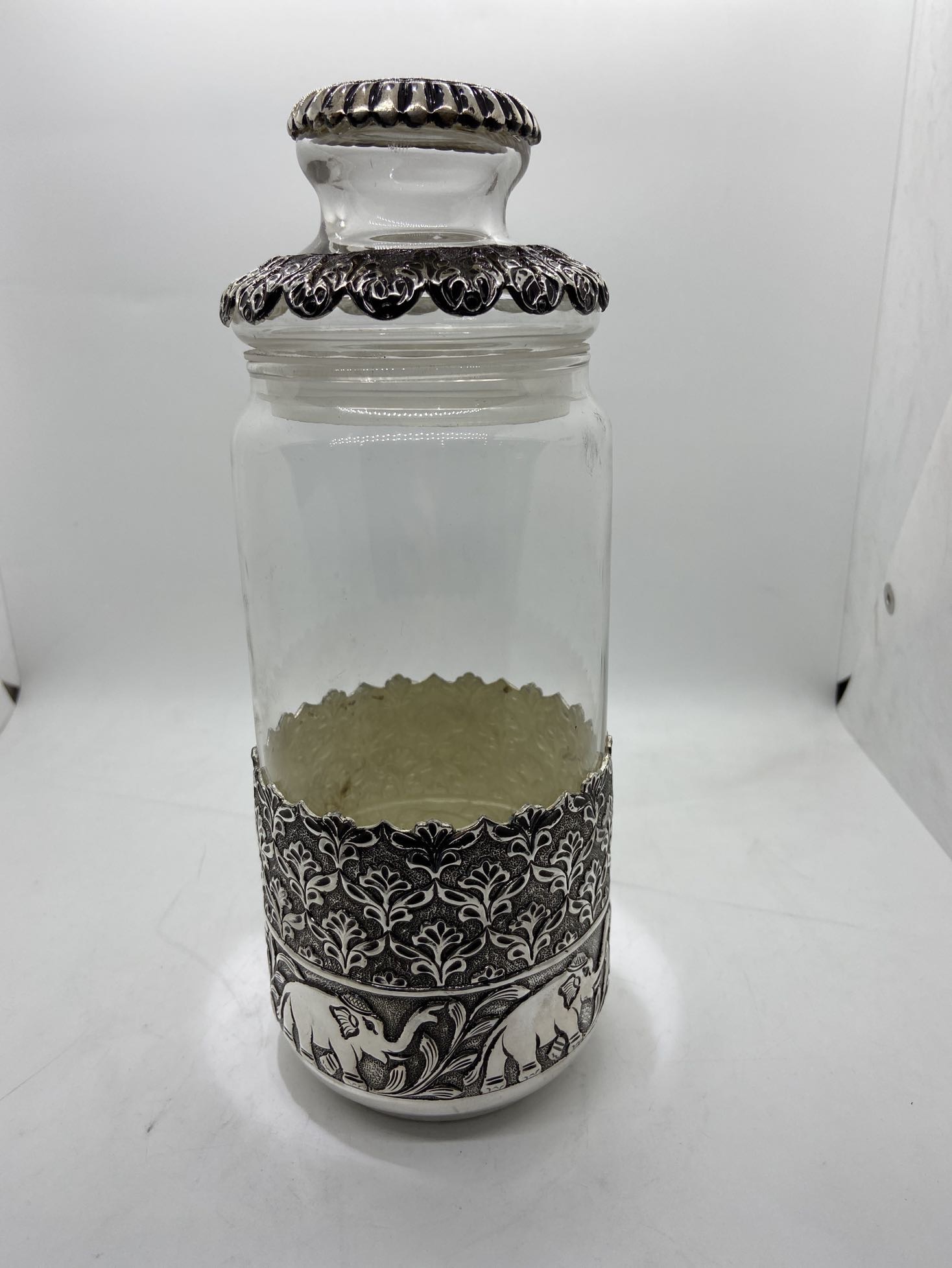 925 SIlver Storage Jars Highly Antique Design Cookie Jar Food Jar used for Tabletops Home decoration and Kitchen storage jars