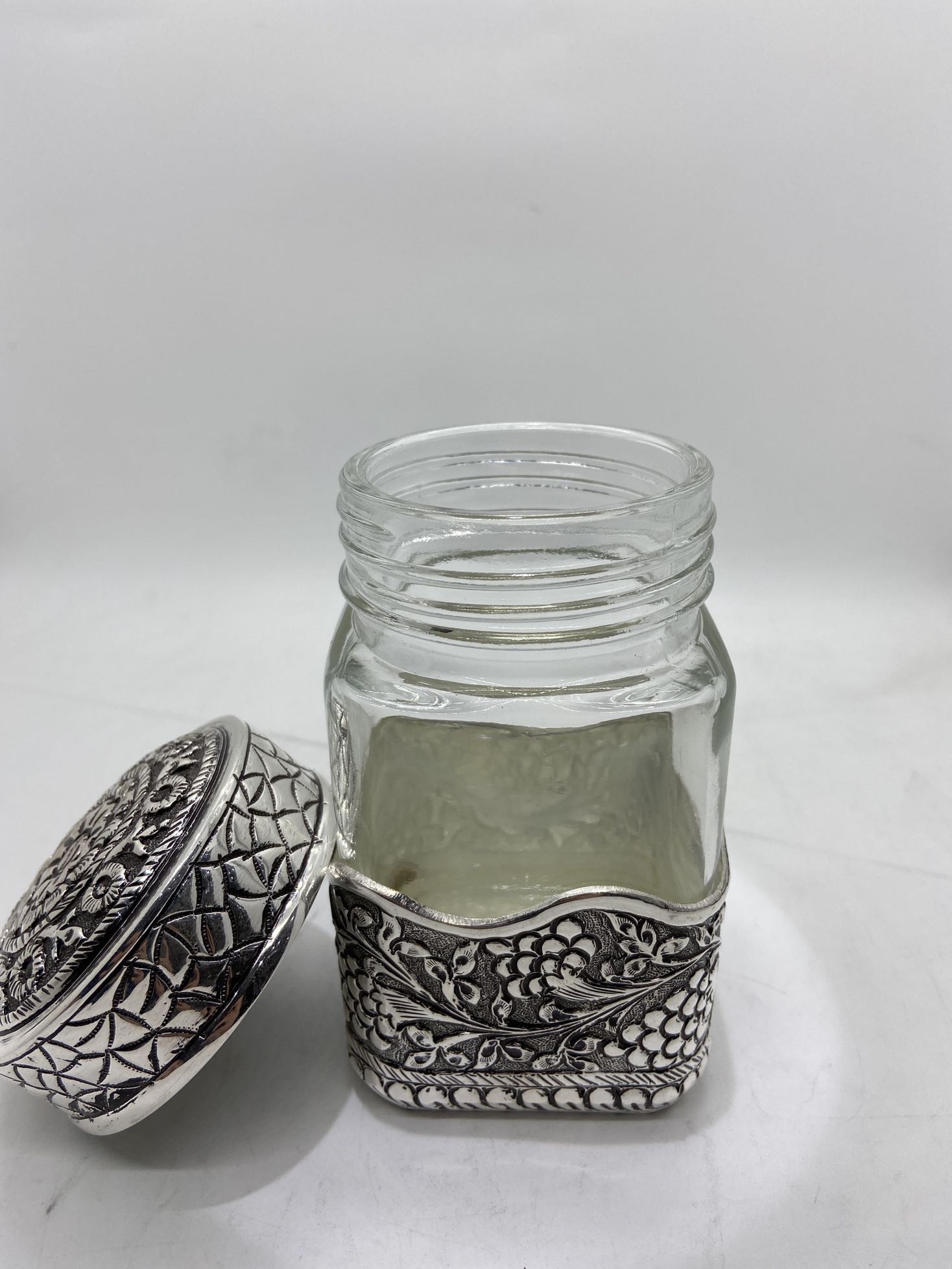 925 SIlver Storage Jars Highly detailed Cookie Jar Food Jar used for Tabletops Home decoration and Kitchen storage jars