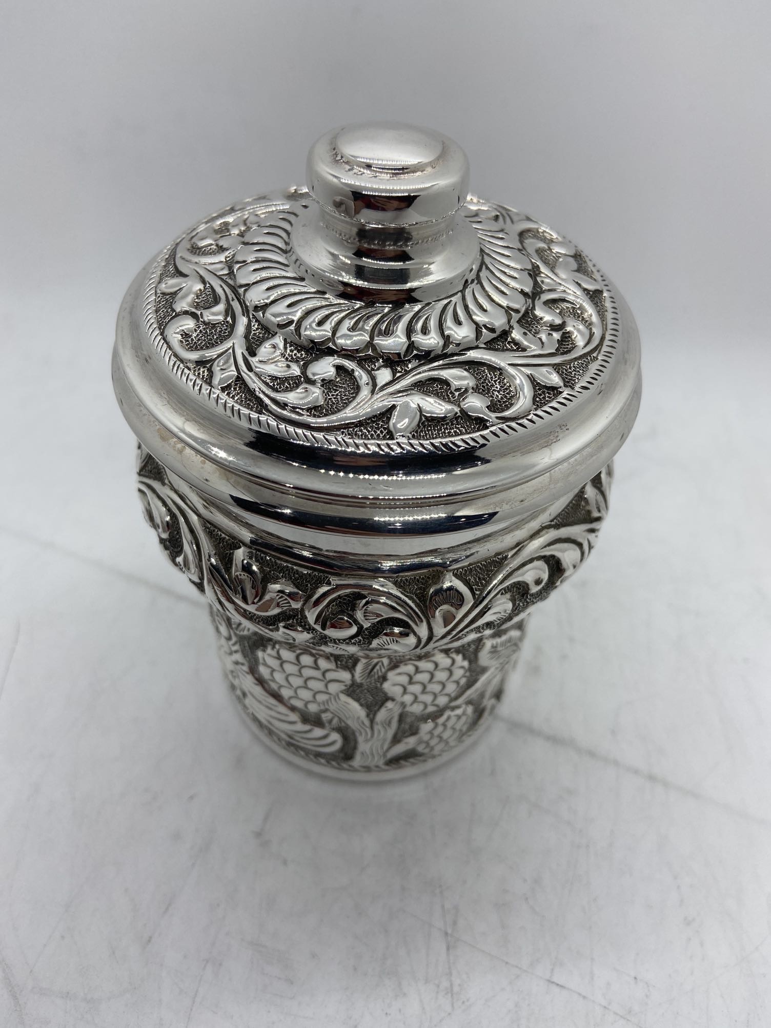 925 SIlver Storage Jars Highly detailed Kids Cookie Jar Food Jar used for Tabletops Home decoration and Kitchen storage jars