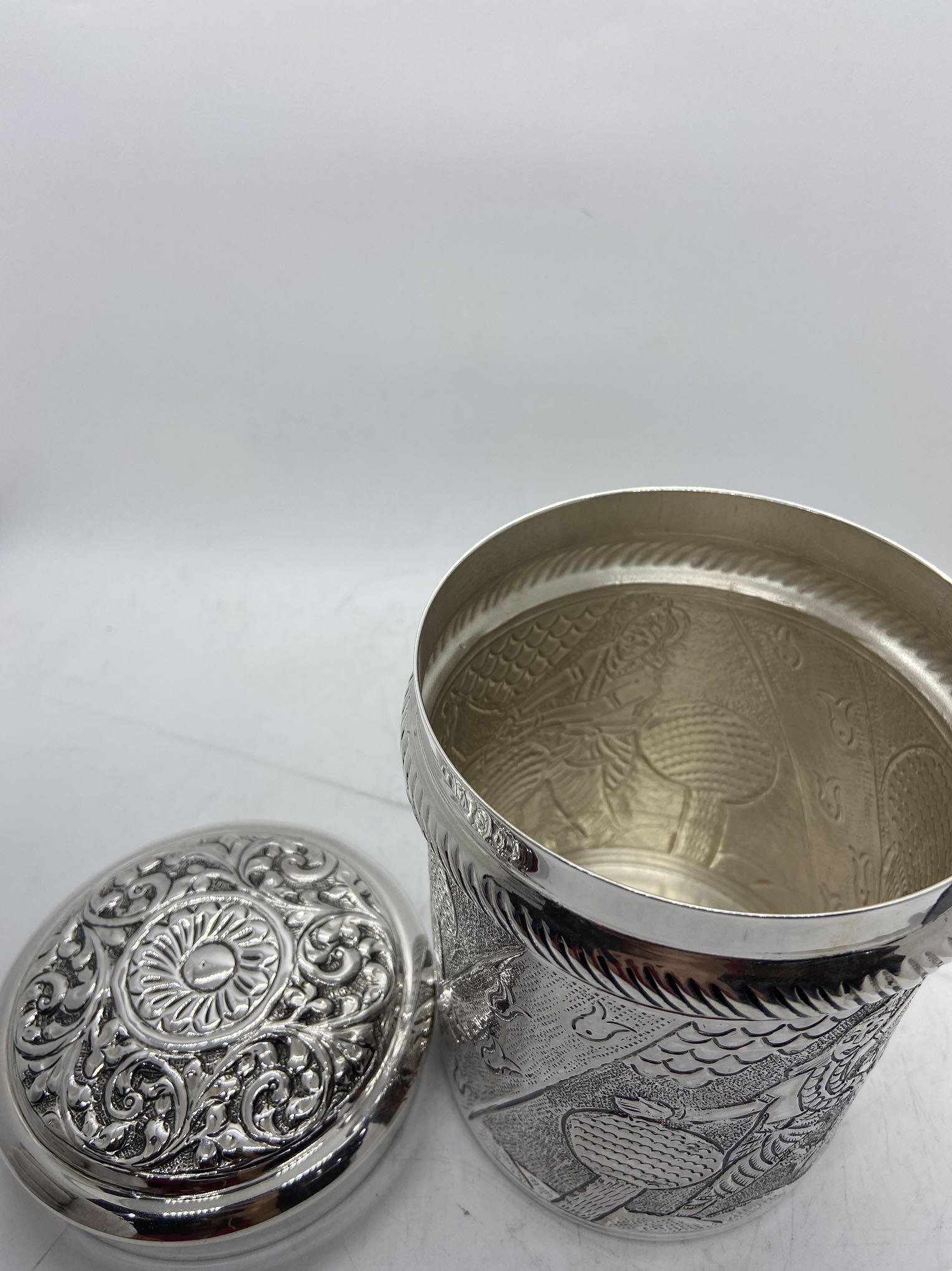 925 SIlver Storage Jars Indian God Designed Kids Cookie Jar Food Jar used for Tabletops Home decoration and Kitchen storage jars