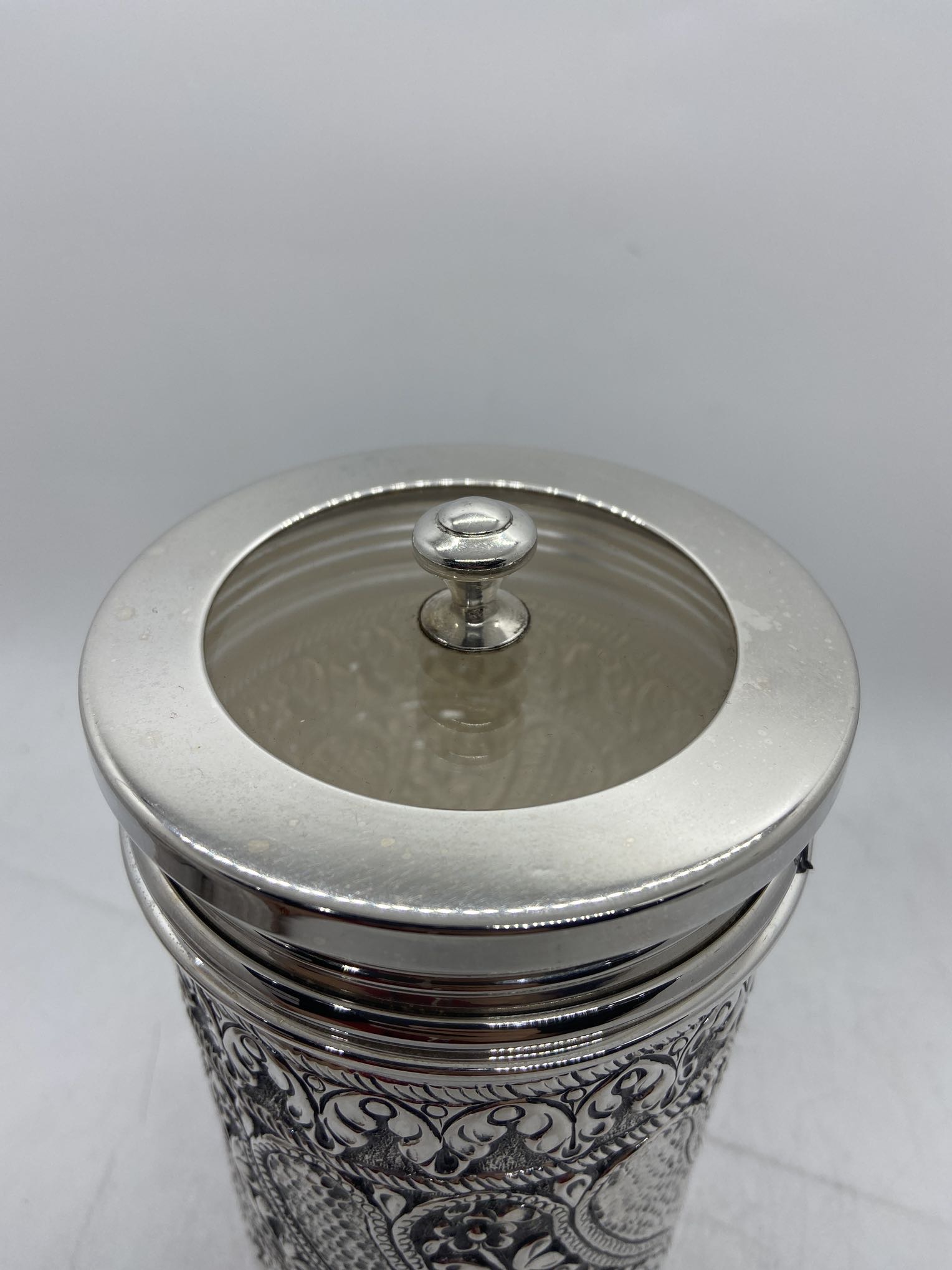 925 SIlver Storage Jars Nature Designed Kids Cookie Jar Food Jar used for Tabletops Home decoration and Kitchen storage jars