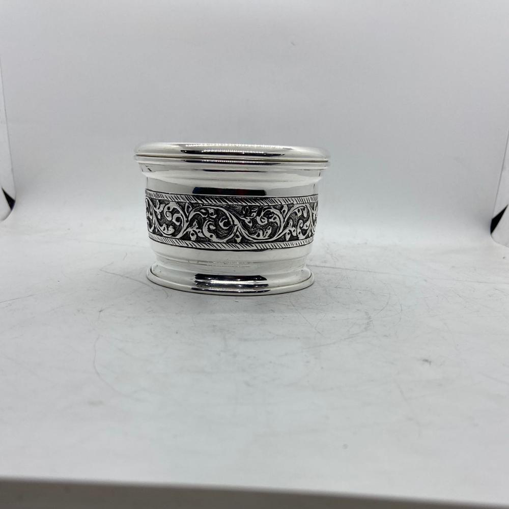 925 SIlver Storage Jars Small Kids Cookie Jar Food Jar used for Tabletops Home decoration and Kitchen storage jars