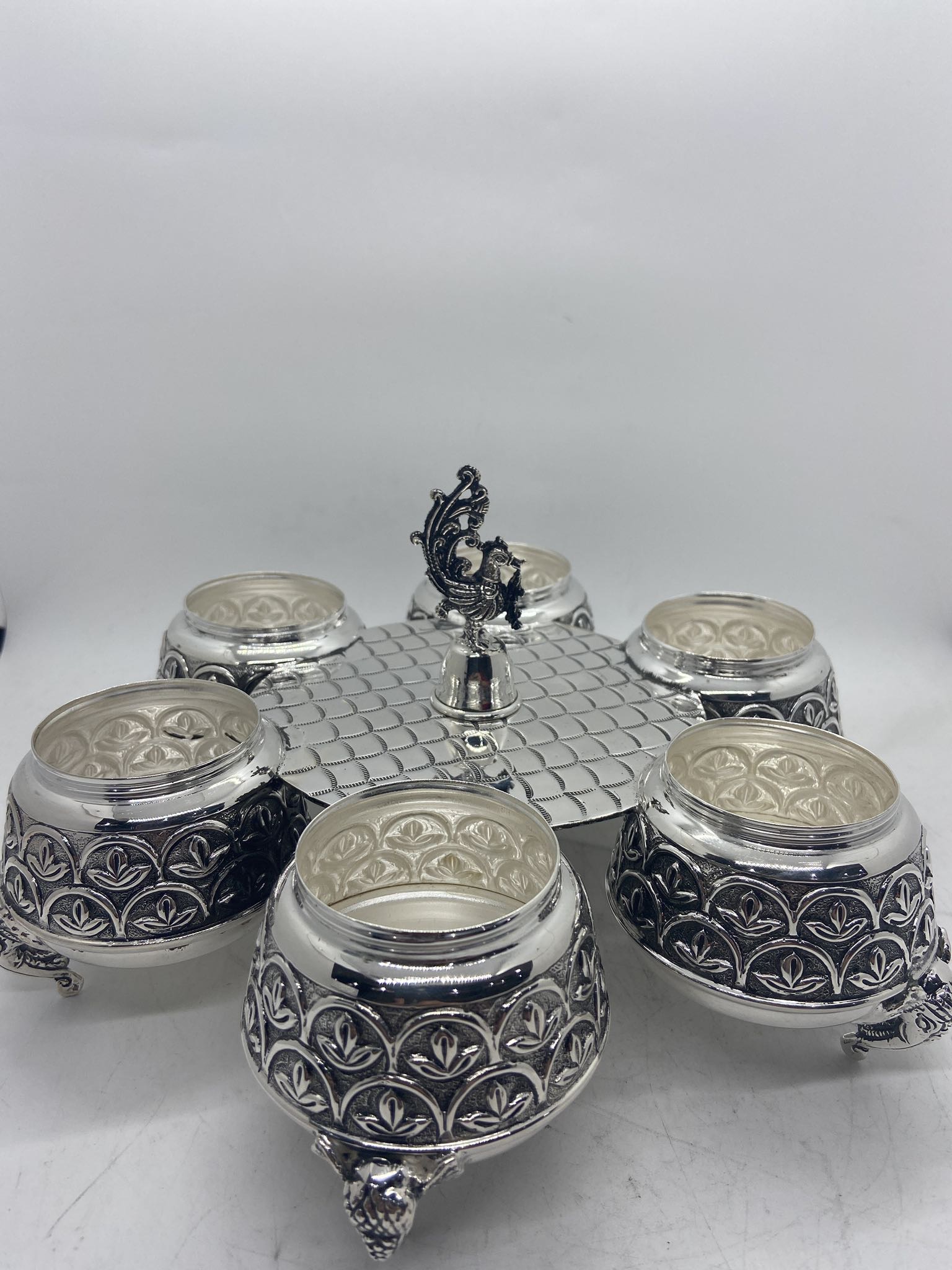 925 SIlver Storage Jars multijar Food Tray Food Jar used for Tabletops Home decoration and Kitchen storage jars