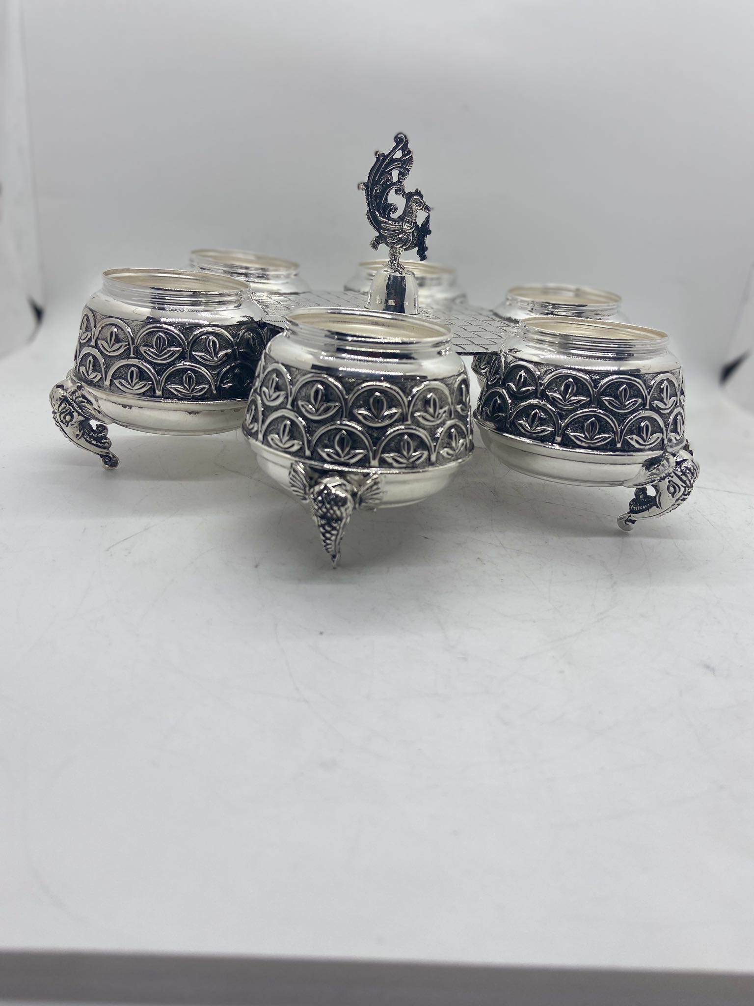 925 SIlver Storage Jars multijar Food Tray Food Jar used for Tabletops Home decoration and Kitchen storage jars