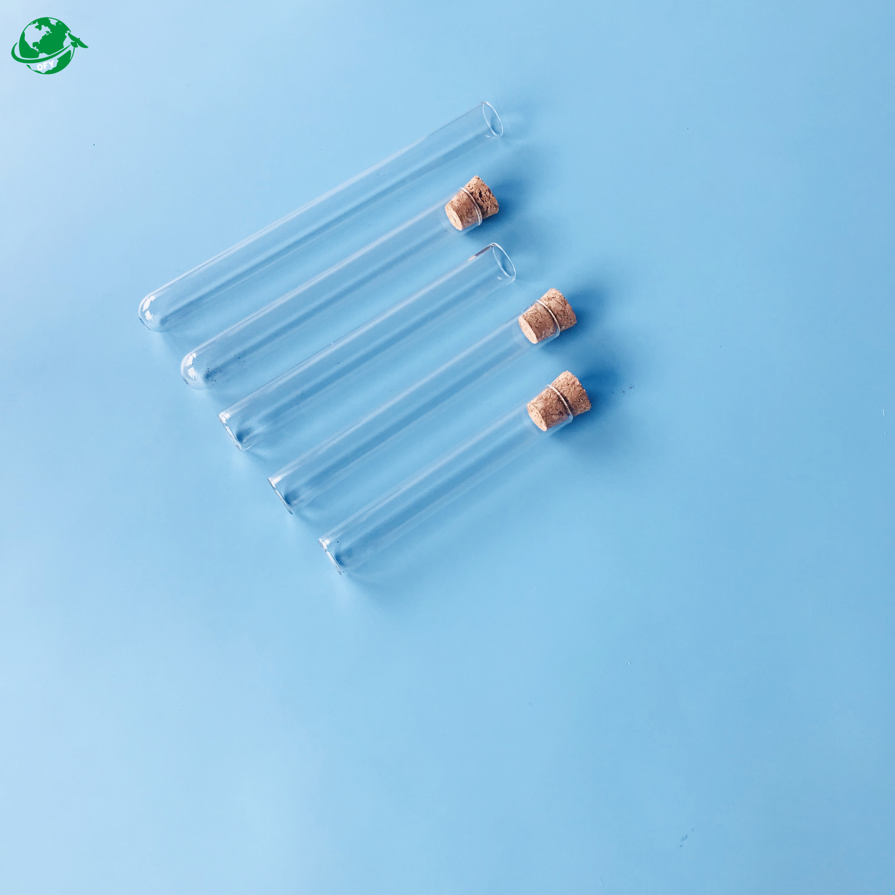 93mm 100mm 116mm 120mm custom pre rolled glass tubes with cork