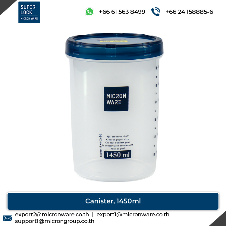 #9635 Wholesale Supplier of Top Quality Airtight Plastic Food Storage Canister with Scale