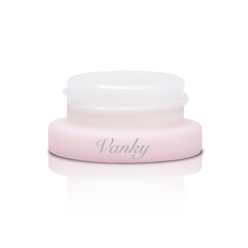 9ML White glass jar CBD child proof jar with child resistant lid