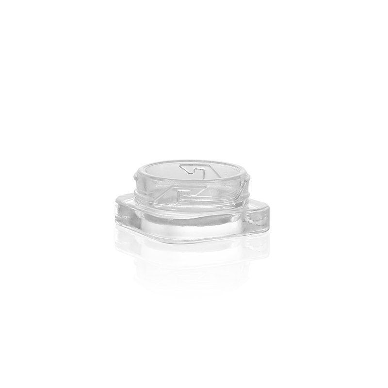 9ml CBD glass jar with child proof lid