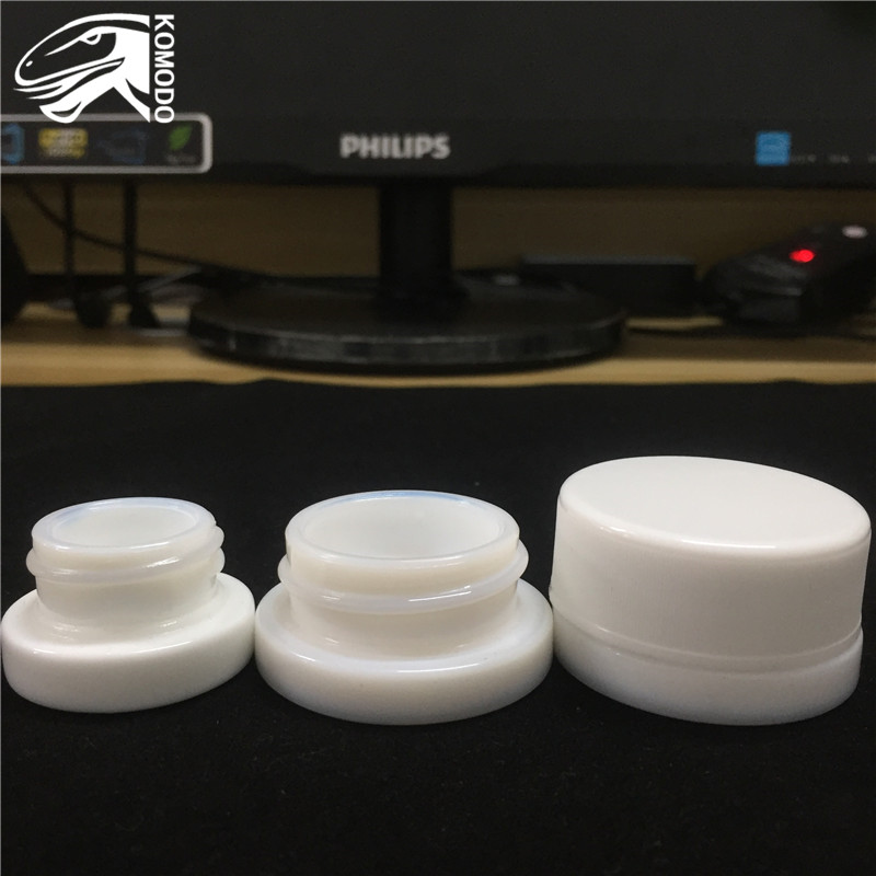 9ml Cosmetic Spin Glass Jars With Lids Thick Glass Child Proof Empty Dab Jars Concentrate Eyecream Cosmetic Package
