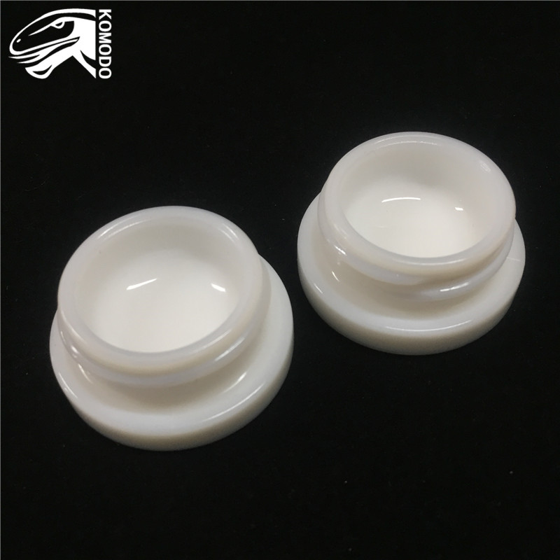 9ml Cosmetic Spin Glass Jars With Lids Thick Glass Child Proof Empty Dab Jars Concentrate Eyecream Cosmetic Package