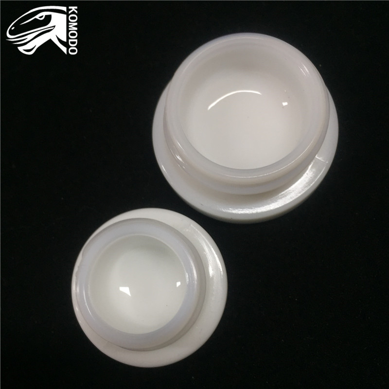 9ml Cosmetic Spin Glass Jars With Lids Thick Glass Child Proof Empty Dab Jars Concentrate Eyecream Cosmetic Package