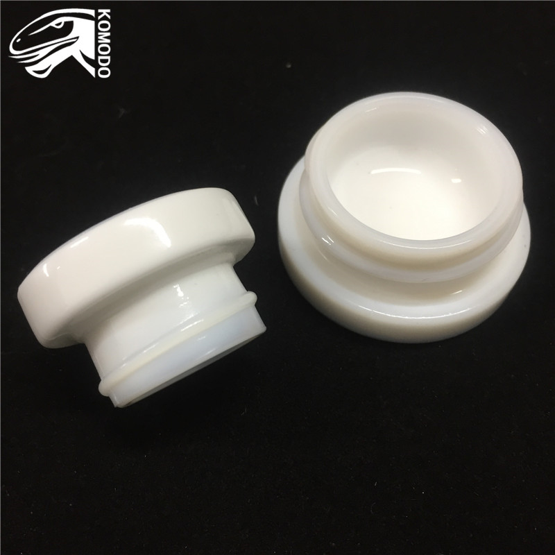 9ml Cosmetic Spin Glass Jars With Lids Thick Glass Child Proof Empty Dab Jars Concentrate Eyecream Cosmetic Package