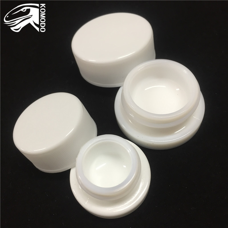 9ml Cosmetic Spin Glass Jars With Lids Thick Glass Child Proof Empty Dab Jars Concentrate Eyecream Cosmetic Package