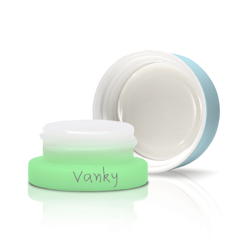 9ml Cream Glass Jar for Cosmetic CBD Jar with child resistant Screw Lid