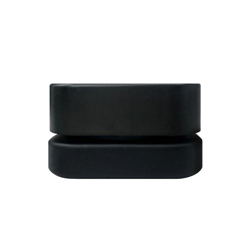 9ml Square Black Premium Glass Jar Concentrate Container with Cr Lid