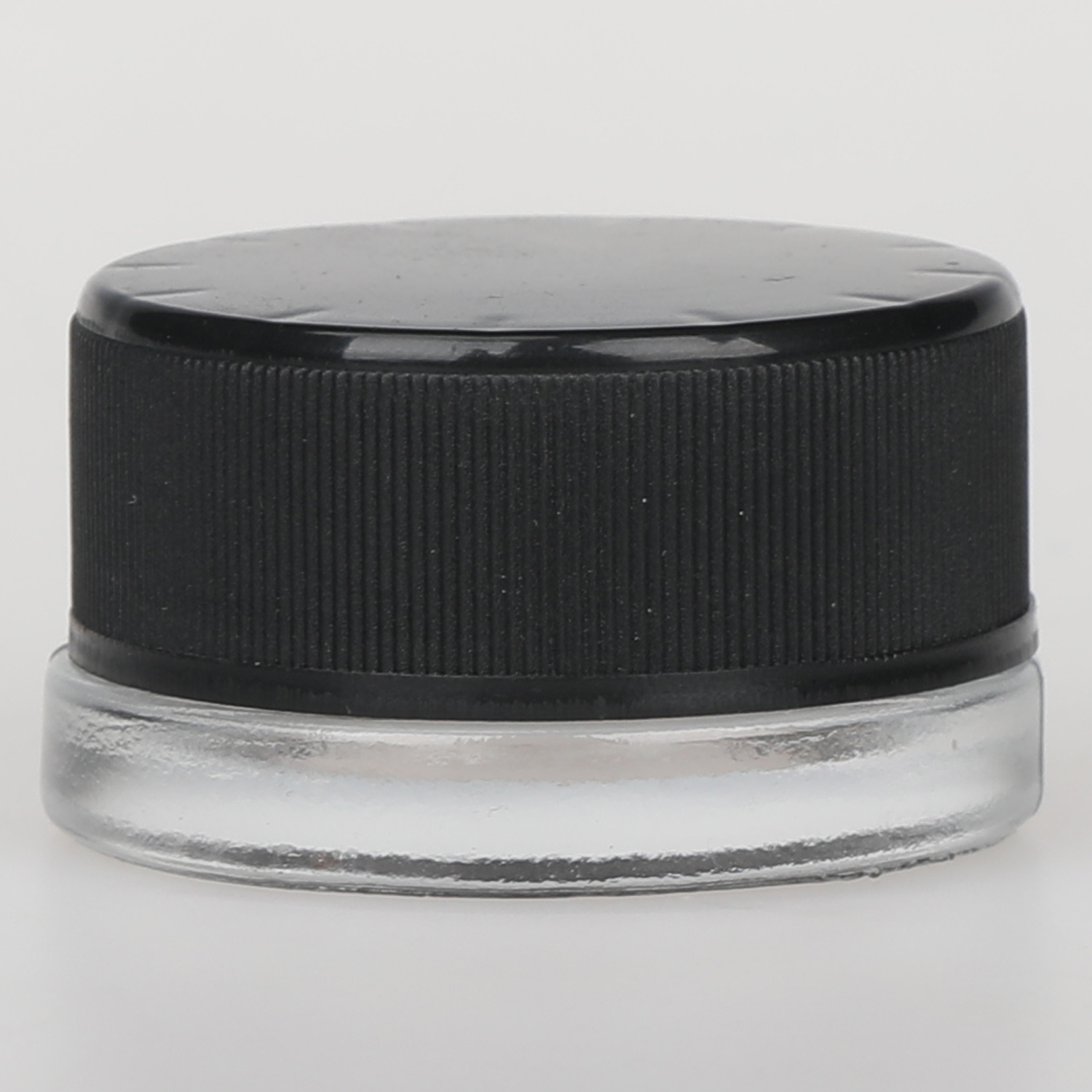 9ml child resistant clear glass round squared CBD dab wax jars without childproof cap shatter concentrate container jar OEM